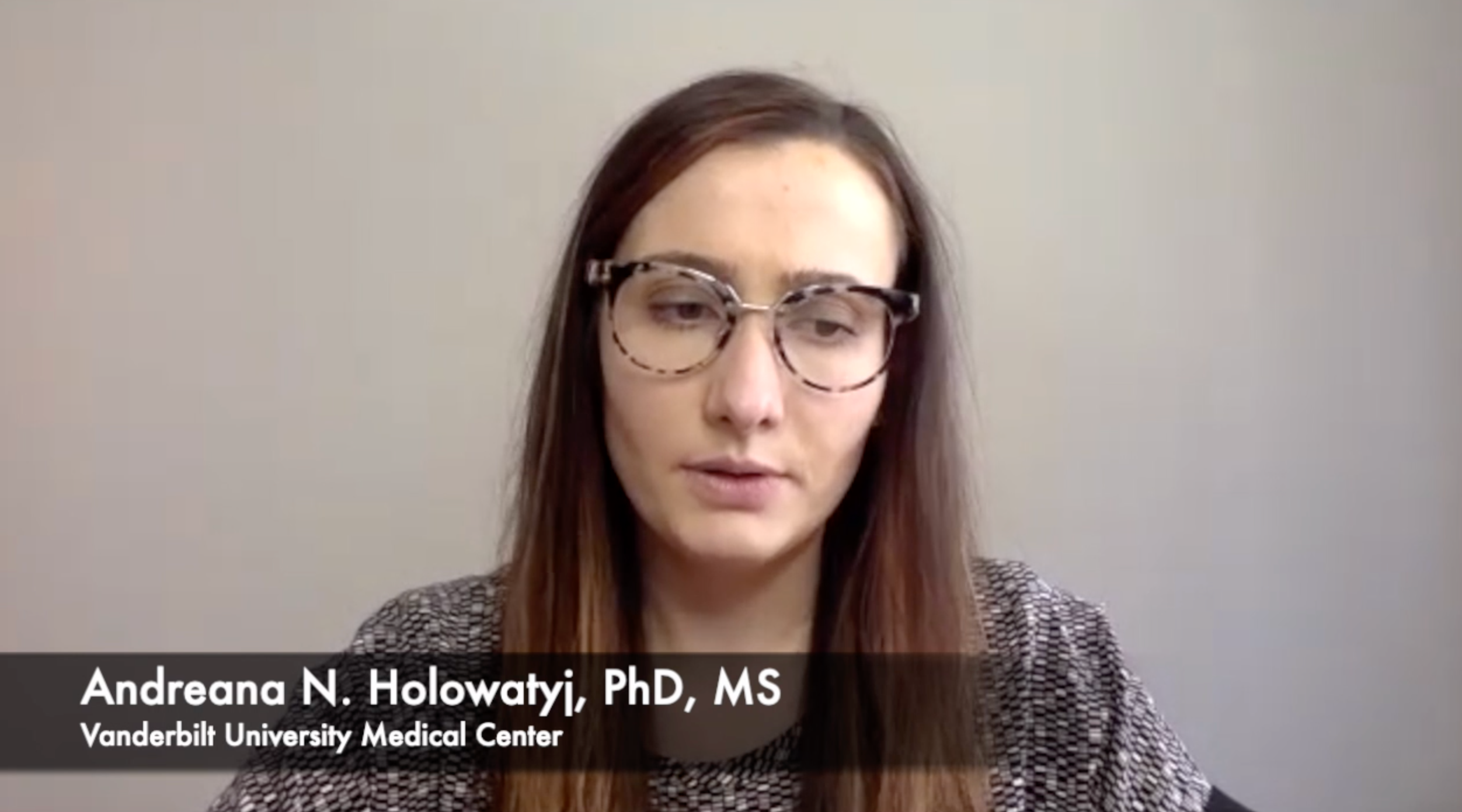 Andreana N. Holowatyj, PhD, MS, Discusses Focal Questions Regarding Colorectal Cancer Disparities
