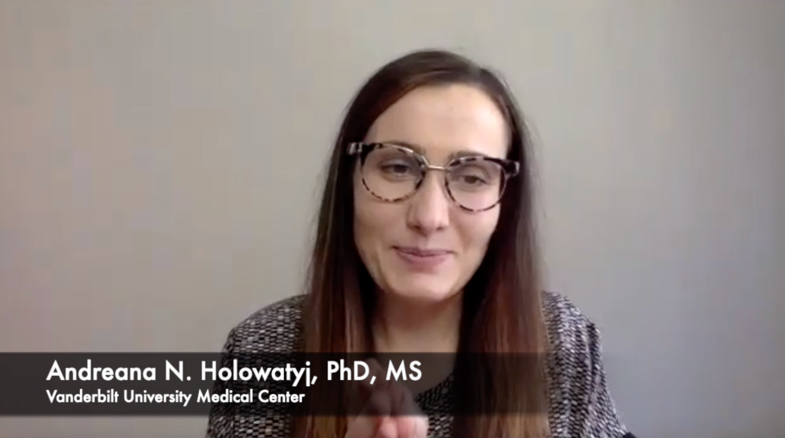 Andreana N. Holowatyj, PhD, MS, Talks AACR and the Value of the Annual Meeting 2021